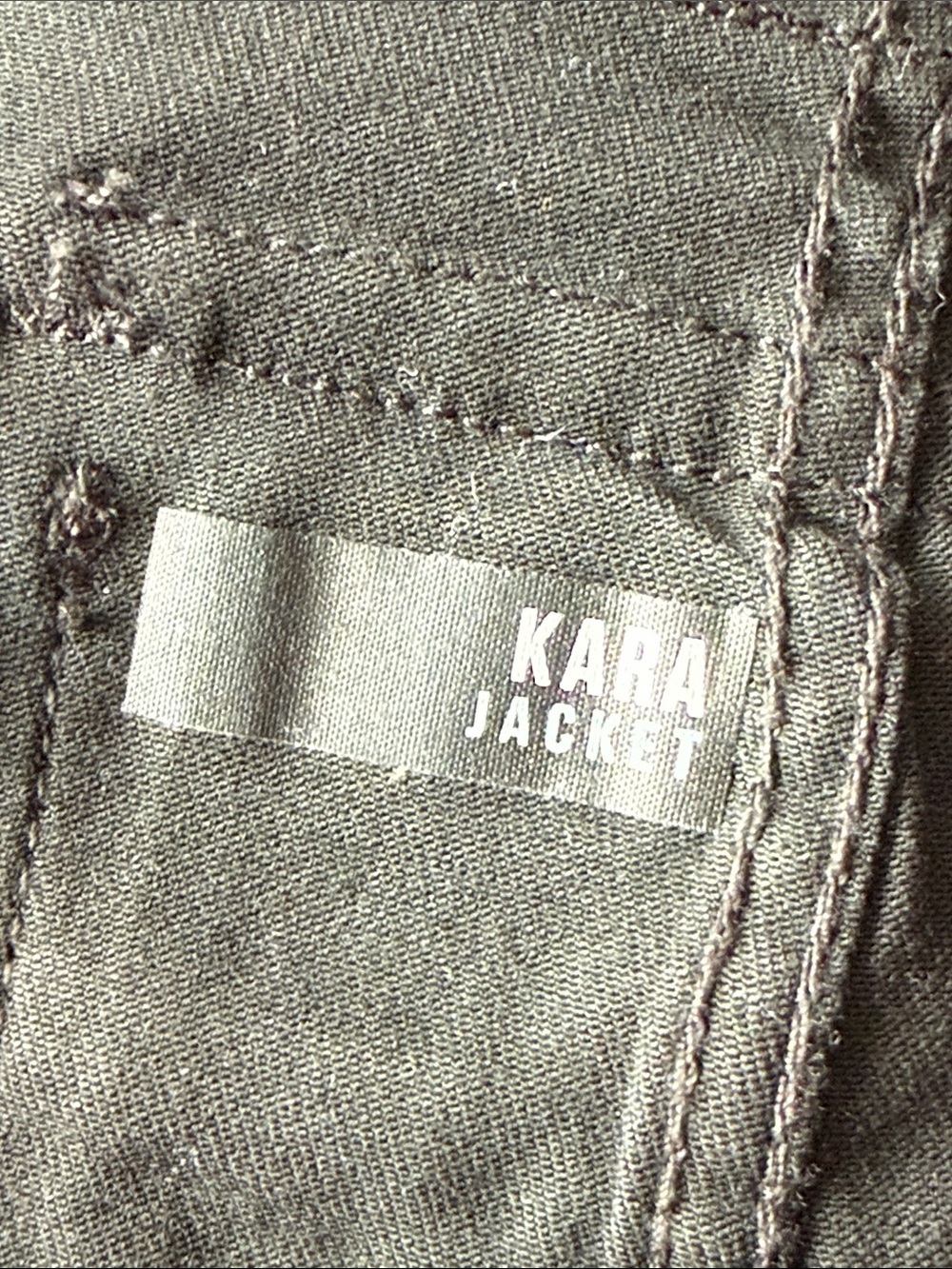 Kut from the Kloth Kara Black Faux Leather Jean Jacket S - Picture 6 of 8